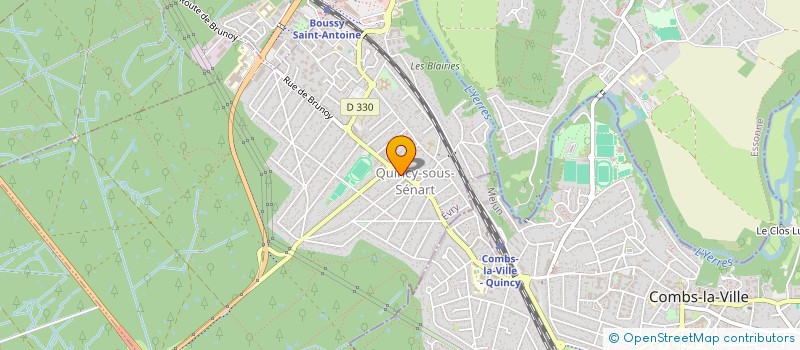 localisation de l'entreprise 1ERE COMPAGNIE D ARC DES CHEVALIERS DE SENART ET QUINCY  QUINCY-SOUS-SENART