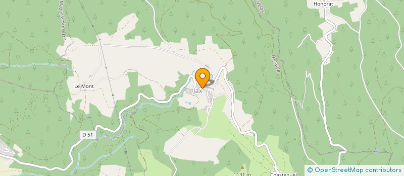 localisation de l'entreprise 1ERE COMPAGNIE DES ARCHERS DU CHALIERGUE  PAULHAGUET