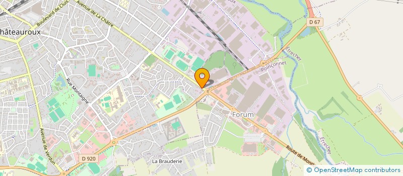 localisation de l'entreprise 1FOGENIE à CHATEAUROUX