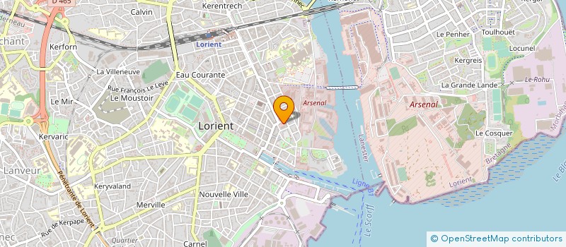 localisation de l'entreprise 1FORIANT à LORIENT