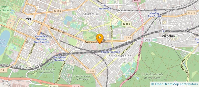 localisation de l'entreprise 1FORMATIK PARTNERS à VERSAILLES
