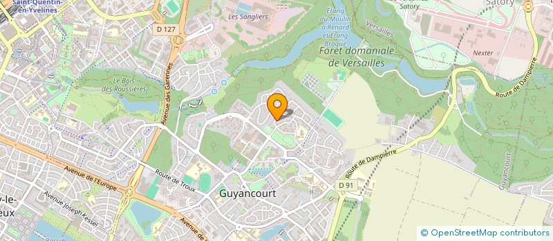 localisation de l'entreprise 1FOTEK  GUYANCOURT