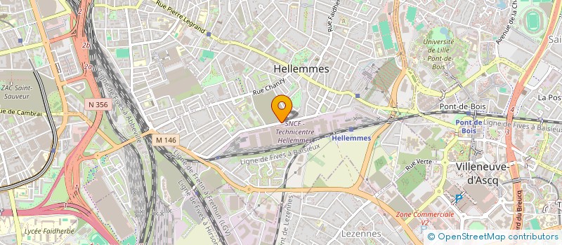 localisation de l'entreprise 1JOUR/100 FILMS à LILLE