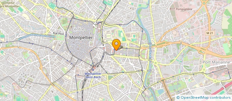 localisation de l'entreprise 1M21T INVESTISSEMENT à MONTPELLIER