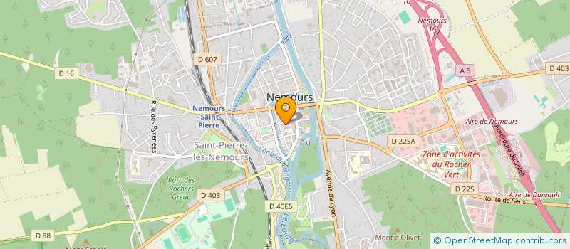 localisation de l'entreprise 1MA  NEMOURS