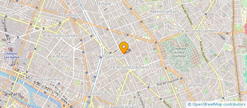 localisation de l'entreprise 1MS. AI  PARIS