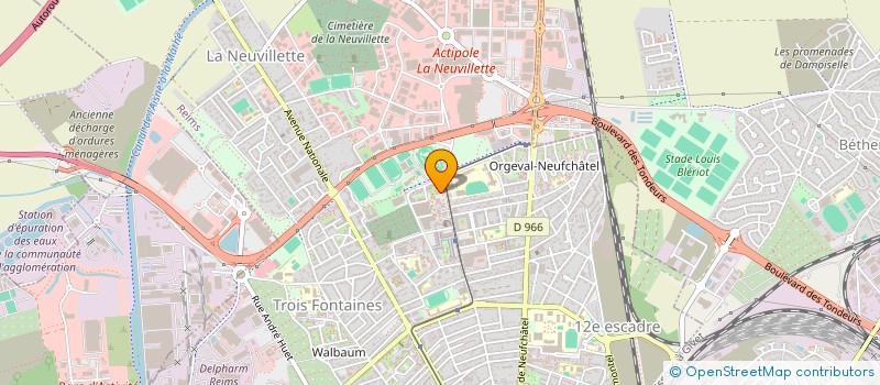 localisation de l'entreprise 1NRJ  REIMS