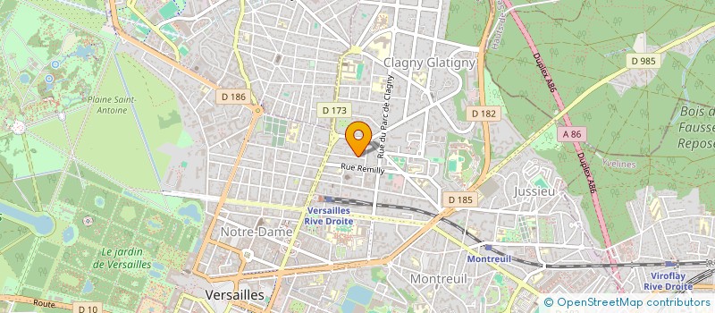 localisation de l'entreprise 1ORG à VERSAILLES