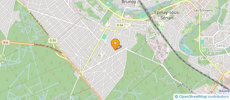 localisation de l'entreprise 1P2C AGENCEMENT  BRUNOY