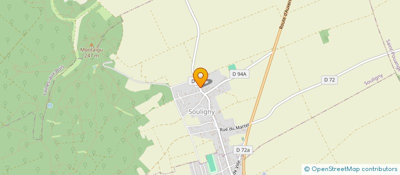 localisation de l'entreprise 1PACT'COM à SOULIGNY
