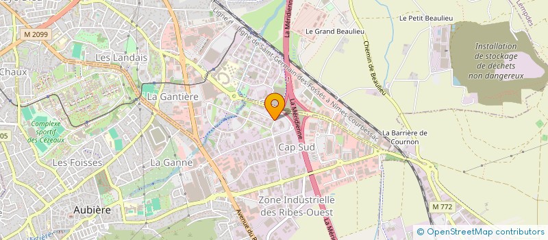 localisation de l'entreprise 1PACT ECO à AUBIERE