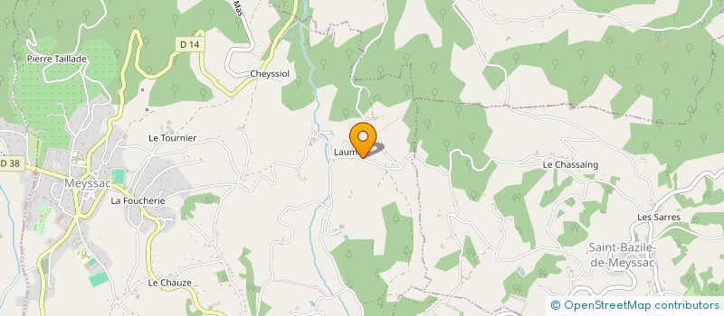 localisation de l'entreprise 1PACTXP  MEYSSAC