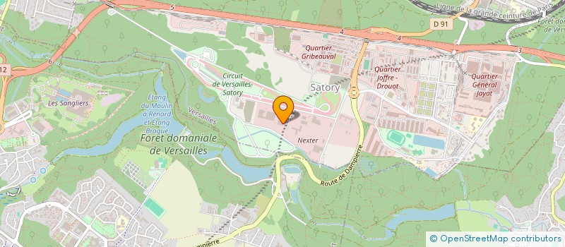 localisation de l'entreprise 1PAR1 à VERSAILLES