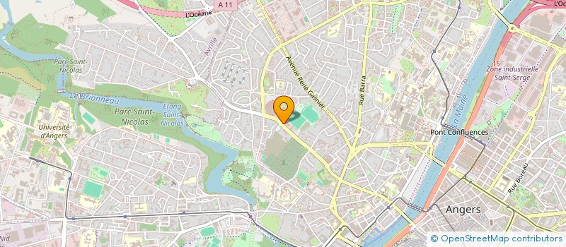 localisation de l'entreprise 1PASS  ANGERS