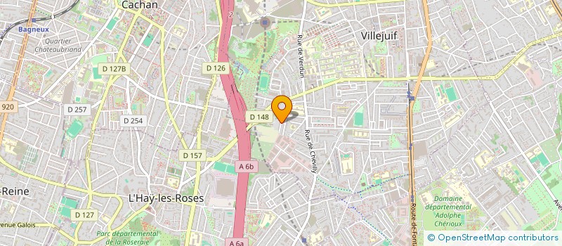 localisation de l'entreprise 1PEX INTERNATIONAL à VILLEJUIF
