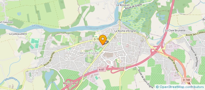 localisation de l'entreprise 1PRESSIONS  MURS-ERIGNE