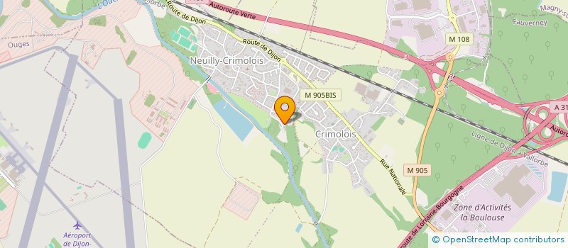 localisation de l'entreprise 1PRIM  NEUILLY-CRIMOLOIS