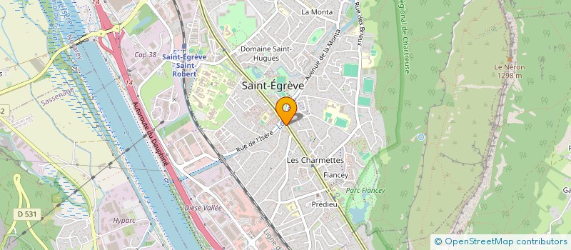 localisation de l'entreprise 1PRO'IMMO  SAINT-EGREVE