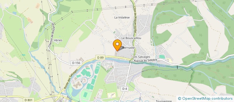 localisation de l'entreprise 1R2E  CASTRES