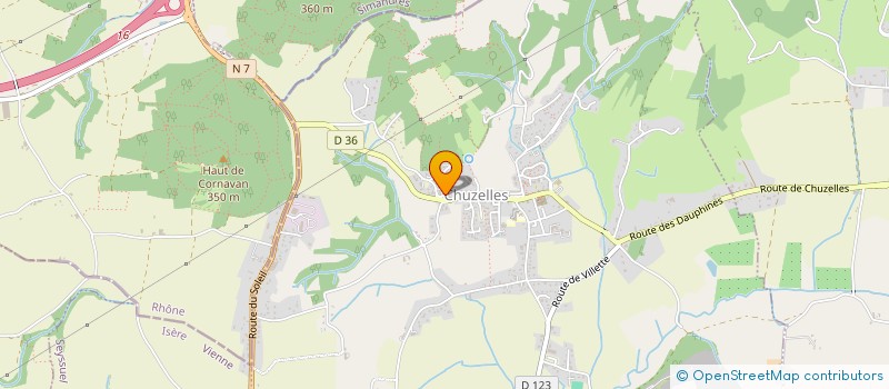 localisation de l'entreprise 1SAP4U  CHUZELLES