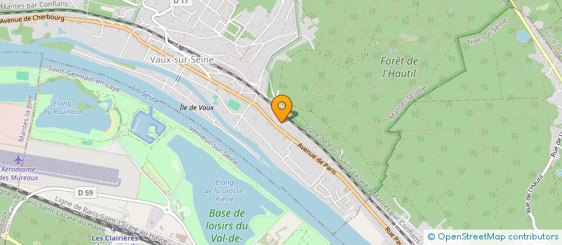 localisation de l'entreprise 1SEFB  VAUX-SUR-SEINE