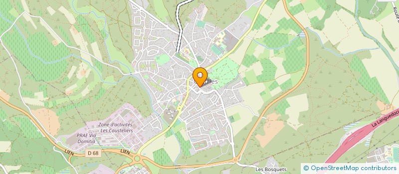 localisation de l'entreprise 1SENSCULTUREL  CASTRIES