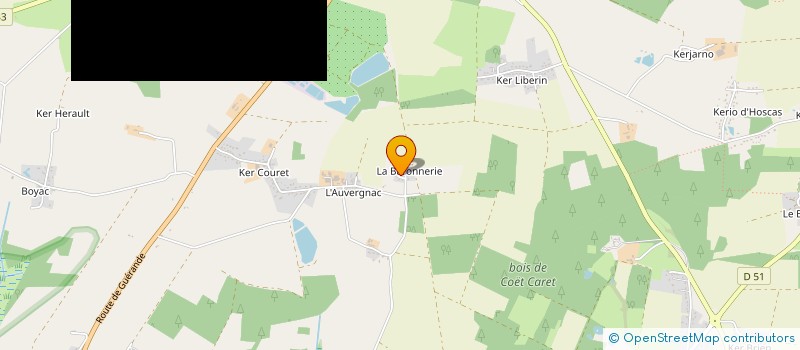 localisation de l'entreprise 1STUDIO NUMERIQUE POUR PEN BRON à HERBIGNAC