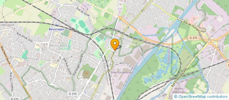 localisation de l'entreprise 1TEMPSDANSE  ANZIN