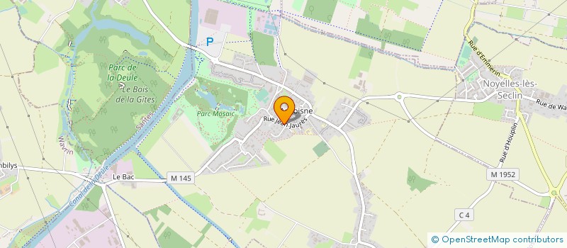 localisation de l'entreprise 1TENDANCE DECO  HOUPLIN-ANCOISNE