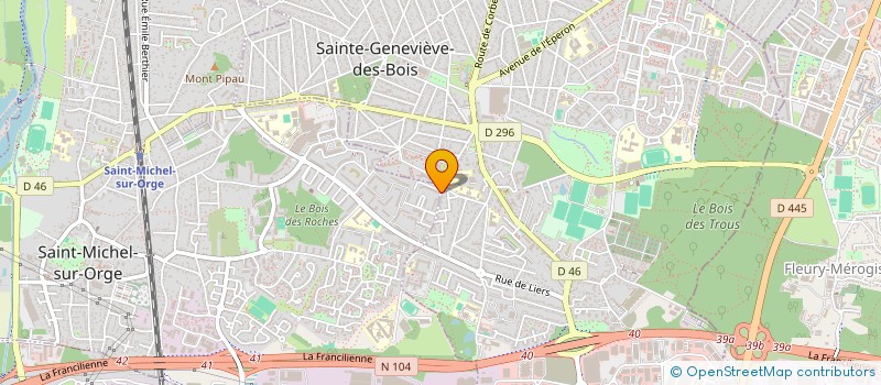 localisation de l'entreprise 1TENDANCE SERVICES à EVRY-COURCOURONNES