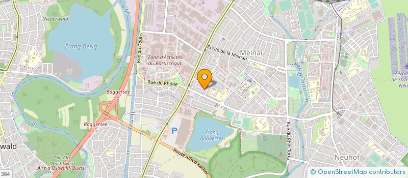 localisation de l'entreprise 1TENSE  STRASBOURG