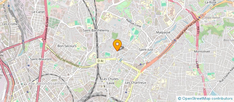 localisation de l'entreprise 1TERRE-ACTION (1TAC)  MARSEILLE