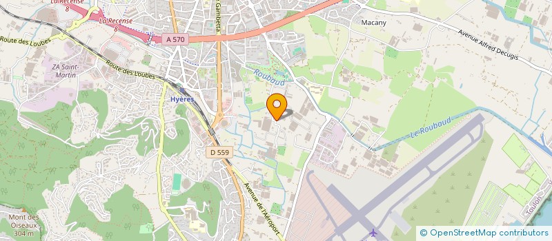 localisation de l'entreprise 1TOUR2MAINS à HYERES