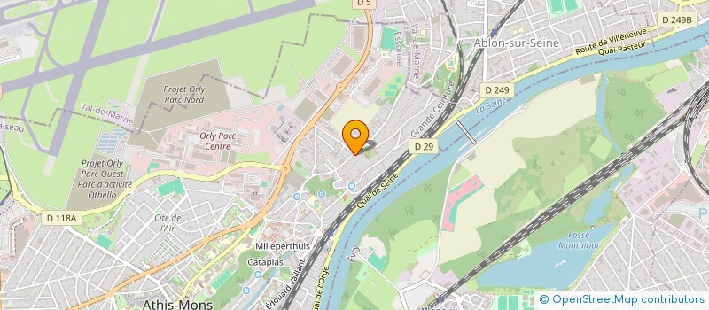 localisation de l'entreprise 1TPOUR2 à ATHIS-MONS