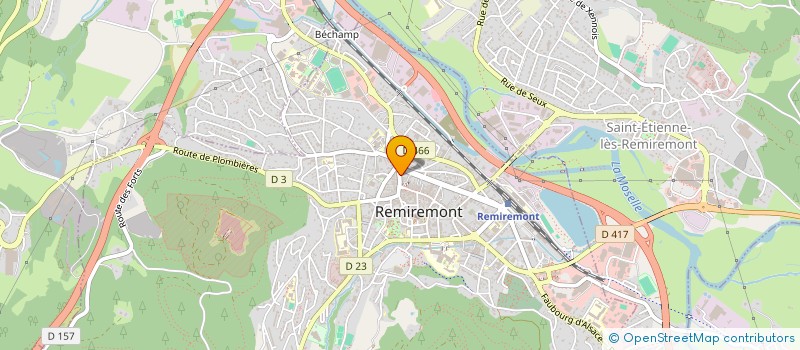 localisation de l'entreprise 1TPS à REMIREMONT