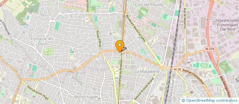 localisation de l'entreprise 1VESTIMMO  DIJON