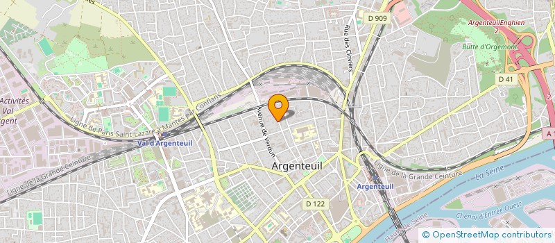 localisation de l'entreprise 1WORLD TRANS  ARGENTEUIL