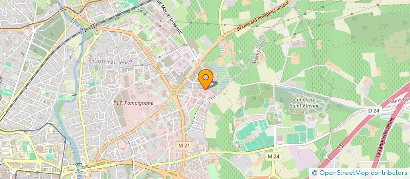 localisation de l'entreprise 1WORLDCOM.NET à MONTPELLIER