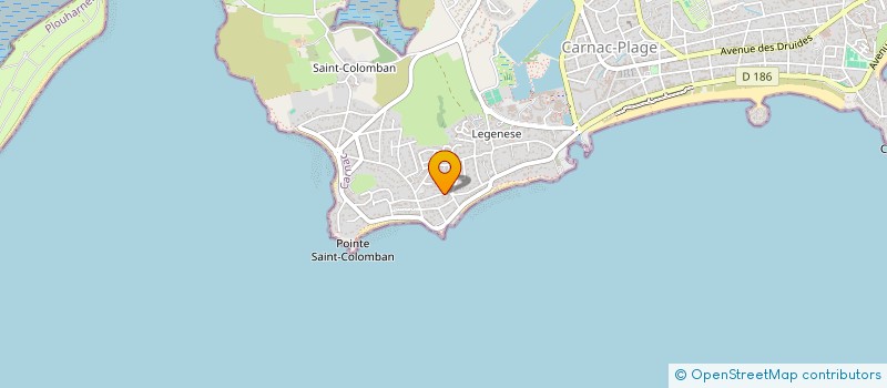 localisation de l'entreprise 1YND COPR RES LA CORMORANE  CARNAC