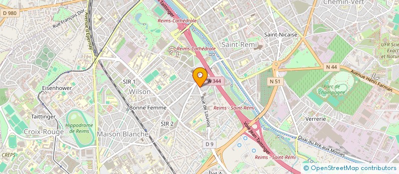 localisation de l'entreprise 2.0 MULTISERVICES  REIMS