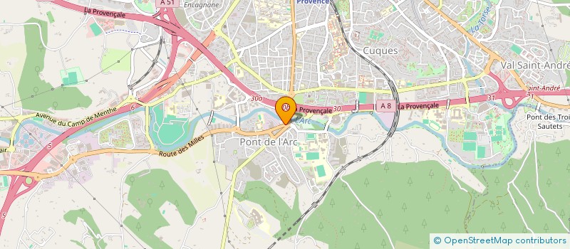 localisation de l'entreprise 2.0 PRODUCTION à AIX-EN-PROVENCE