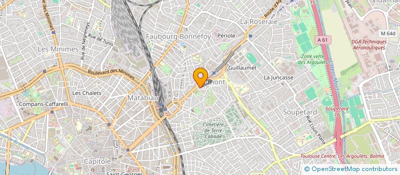 localisation de l'entreprise 2.1  TOULOUSE