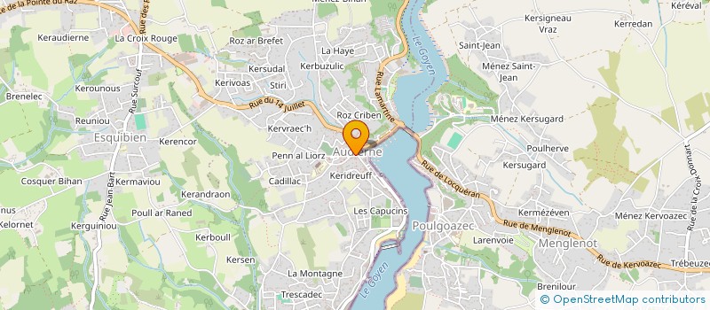 localisation de l'entreprise 2 & 12 RUE DANTON  AUDIERNE