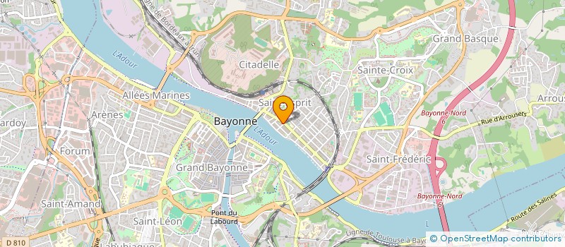 localisation de l'entreprise 2.4.36 IMMO à BAYONNE