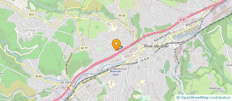 localisation de l'entreprise 2 A 2 P à RIVE-DE-GIER