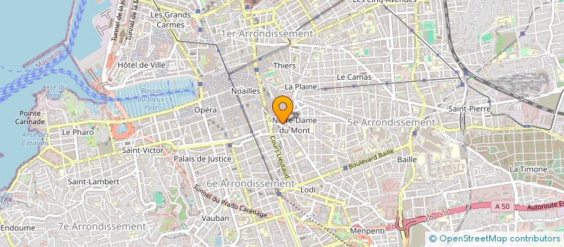 localisation de l'entreprise 2.A. à MARSEILLE