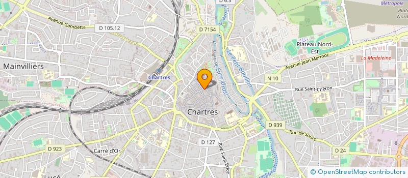 localisation de l'entreprise 2 A + à CHARTRES