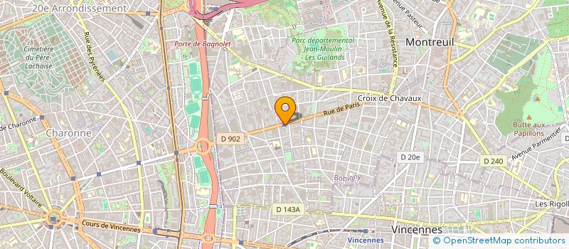 localisation de l'entreprise 2 A AUTOS à MONTREUIL