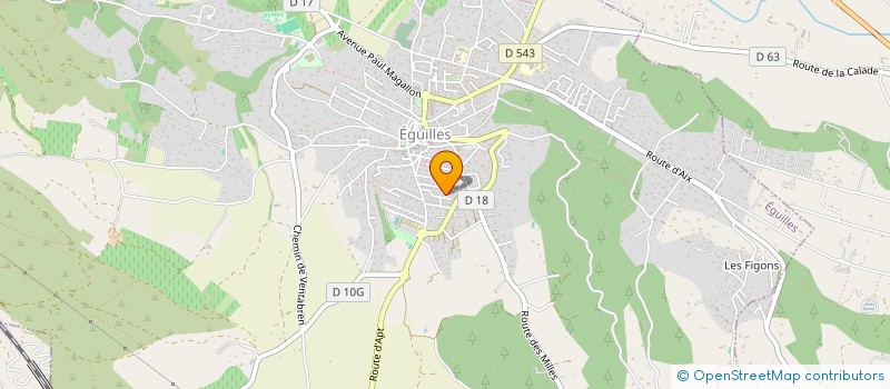 localisation de l'entreprise 2 A.B.I.  EGUILLES