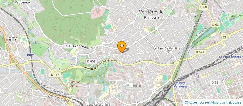 localisation de l'entreprise 2 A.B. SERVICES  VERRIERES-LE-BUISSON